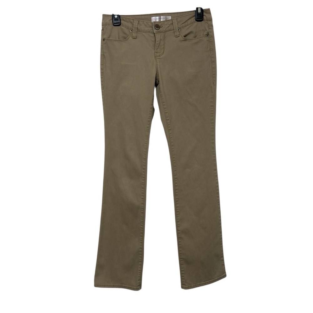 No Boundaries Khaki Flare/Bootcut Pants Size 5 Juniors | Low Rise Stretch Twill